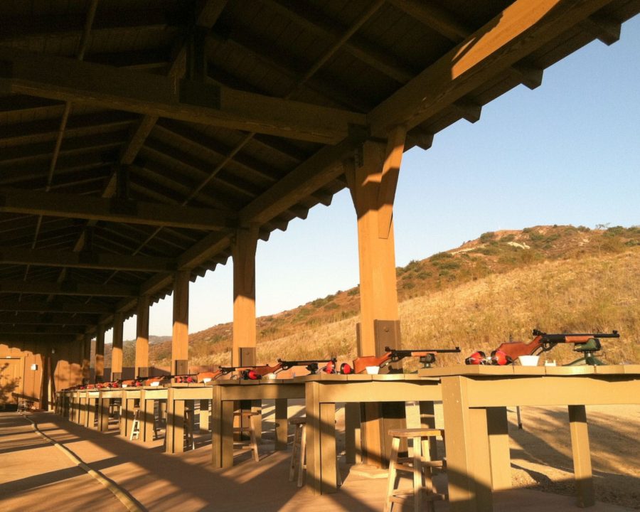 BB gun range on a sunny day