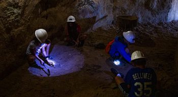 Kids mining at Irvine Ranch