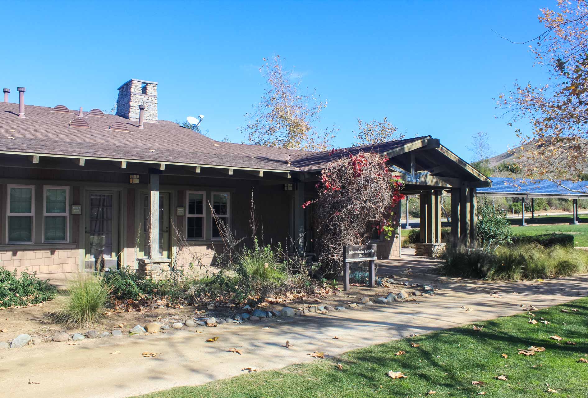 Exterior of Bungalow lodging area