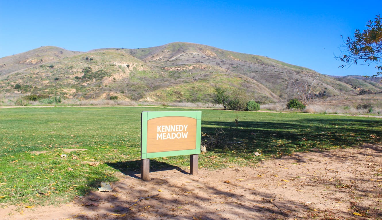 Sign at Kennedy Meadows camping area